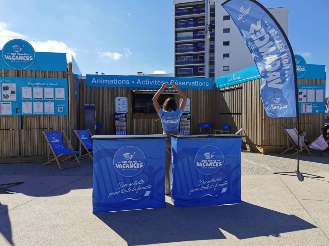 L'Alteia - L'Appartement Les Pieds Dans L'Eau Avec Place De Parking Prive Et Acces Direct A La Plage Berck Exteriör bild